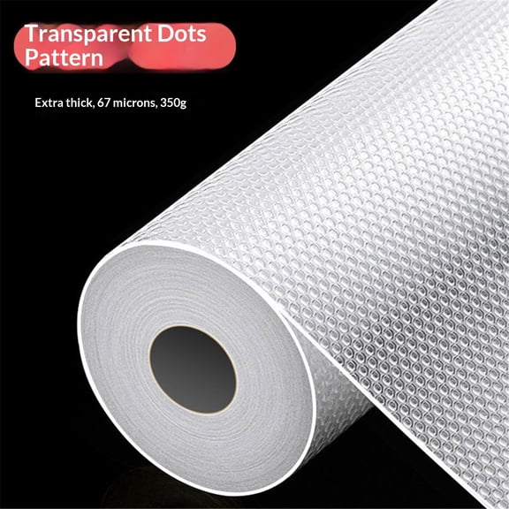 Shelf Liners for Kitchen Cabinets Non-Adhesive 12" x 33 FT Clear Drawer Liner Non Slip, Washable Cabinet Liner, Waterproof Shelf Liners for Cabinets, Refrigerator Bathroom Pantry Cabinet Mat
