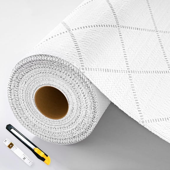 Shelf Liners for Kitchen Cabinets Non-Adhesive 12in x 20FT, Non-Slip Thickened Shelf Paper Waterproof Washable for Drawer Dresser Pantry Shelve Bathroom Protector Liner