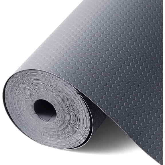 Shelf Liners for Kitchen Cabinets Non-Slip Drawer Liner Non Adhesive Cupboard Mat EVA Material Refrigerator Mats Fridge Liner Washable for Shoerack, Storage and Desks 17.3 x 393.7 Inches