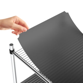 14x30inch 5pcs Shelf Liners for Wire Shelving-Easy to Cut/Thick/Waterproof/Non-Slip Non-Adhesive Stain-Proof for Gray Liner/Kitchen/Cabinet/Drawer