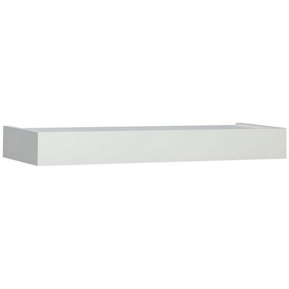 John Sterling Corp 24 In. White Floating Decorative Shelf 0140-24WT