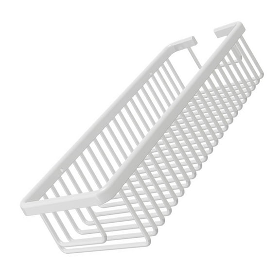 Shelf Metal Bathroom Wall Storage Stand Aluminum Shelves Wire Shower Basket Space White