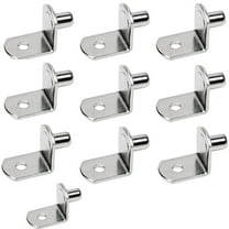Shelf Pins, Heavy Duty L-Shaped Metal Support Pegs Bracket-Style Clips for Bookshelf Kitchen Cabinet Cupboard Shelves Holders, 20 Pcs, Thickness 1.4mm, 1.08x0.50x0.63"