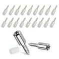 thumbnail image 1 of Shelf Pins with Non-Slip Sleeve, Self-Tapping Screws for Cabinet & Bookcase Support, 1 of 7