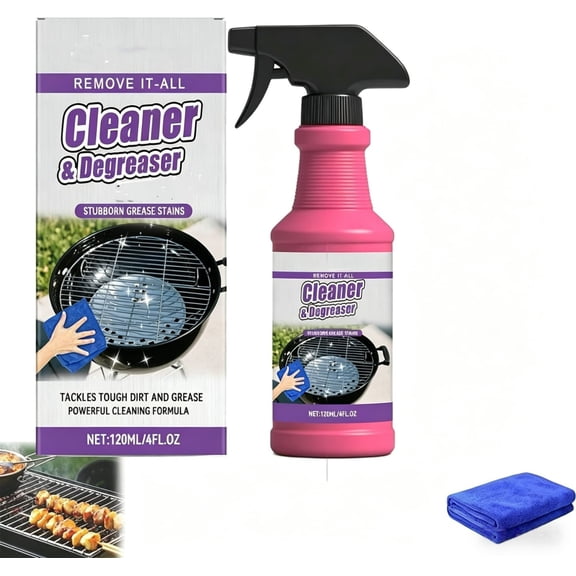 Shelf and Rack Cleaner Spray, Heavy Duty Degreaser for Wire Shelves and Storage Units, Industrial Strength Dust and Grime Remover, Foaming Action Formula