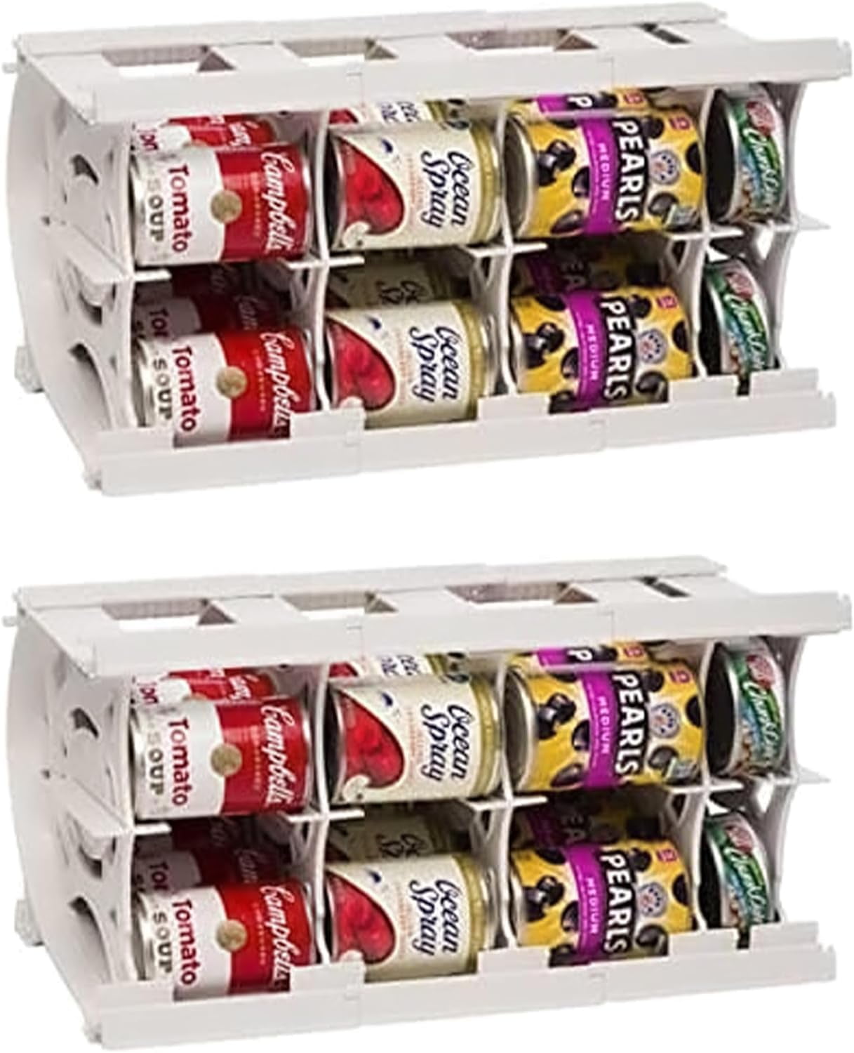 Shelf Reliance Cansolidator Cupboard 40 Cans, Stackable & Adjustable