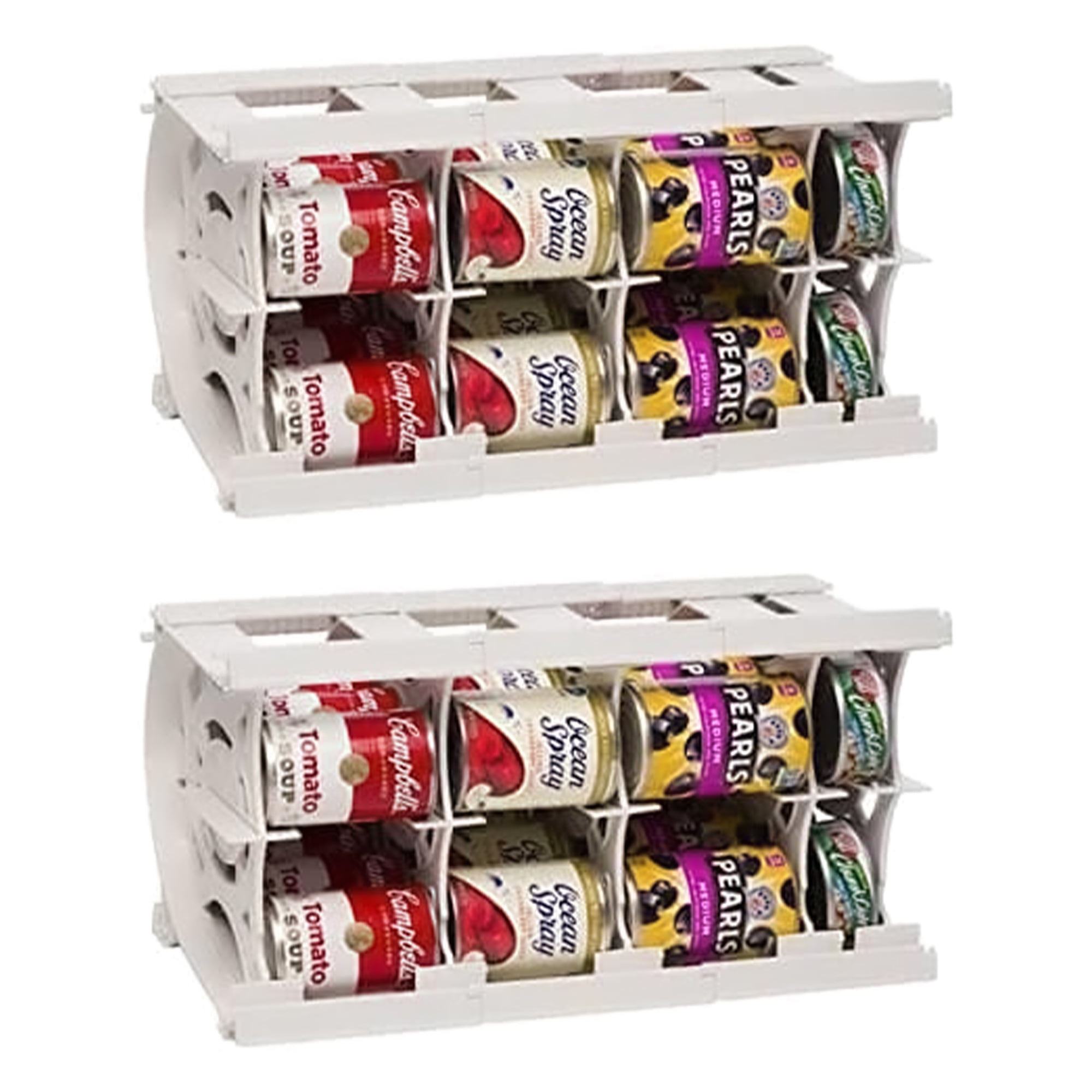 Shelf Reliance Cansolidator Pantry Holds 20 Cans w/Rotation System (2 Pack)