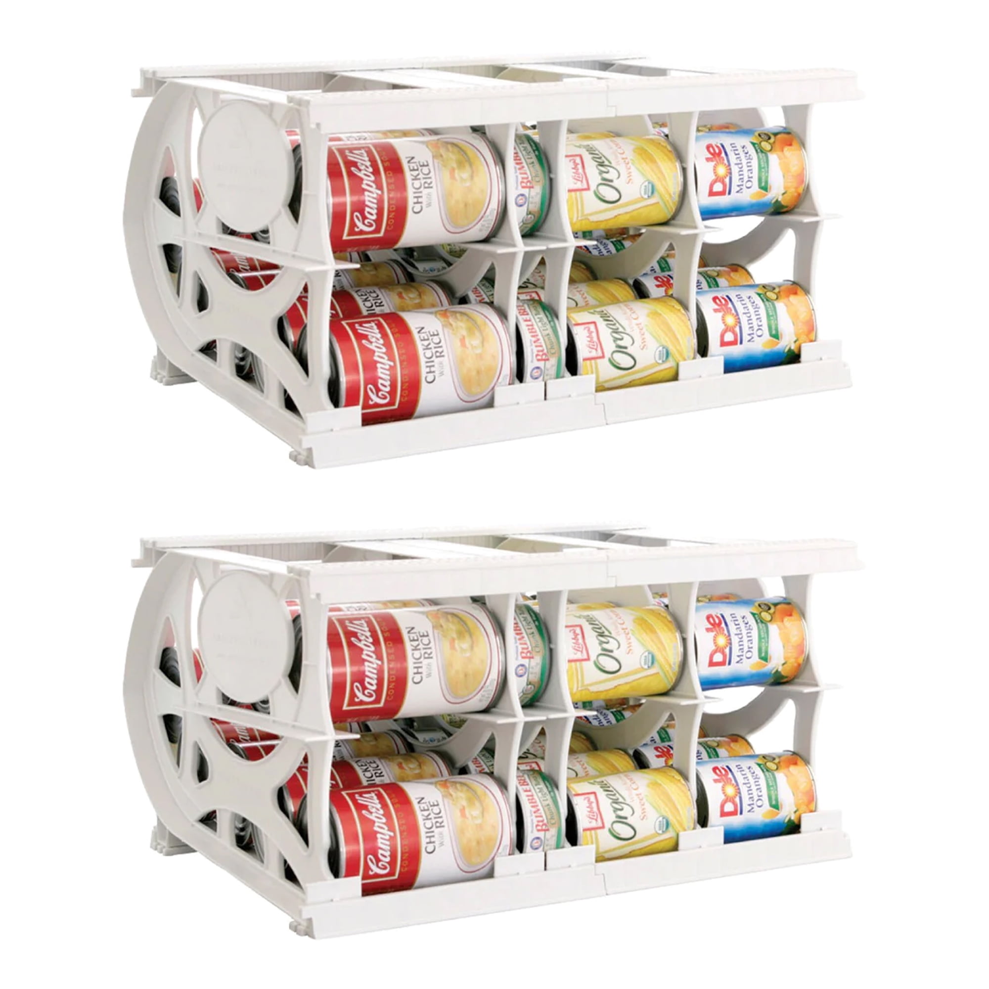 Shelf Reliance Cansolidator Pantry Holds 40 Cans w/Rotation System (2 Pack)
