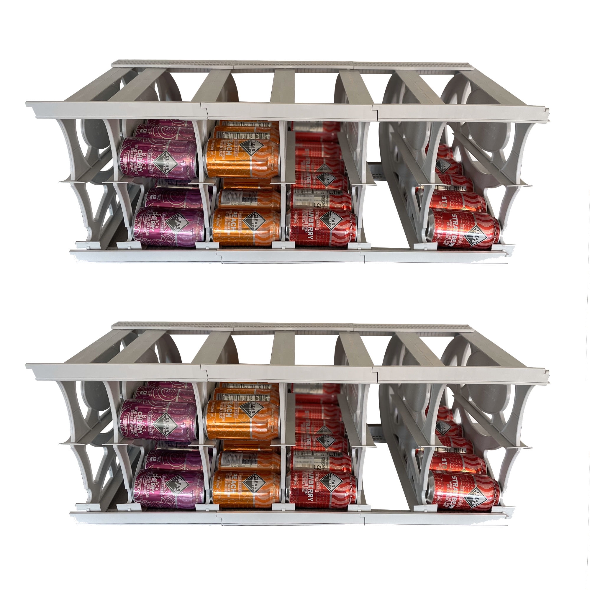 Shelf Reliance Cansolidator Pantry Holds 60 Cans w/Rotation System (2 Pack)