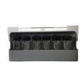 thumbnail image 1 of Under Shelf Spice Rack, Wall Mounted No Drill Installation, Adjustable 6pc Seasoning Box Set, Pull Out Drawer Organizer for Kitchen, Countertop, Includes Jars (6 Piece Set), 1 of 6