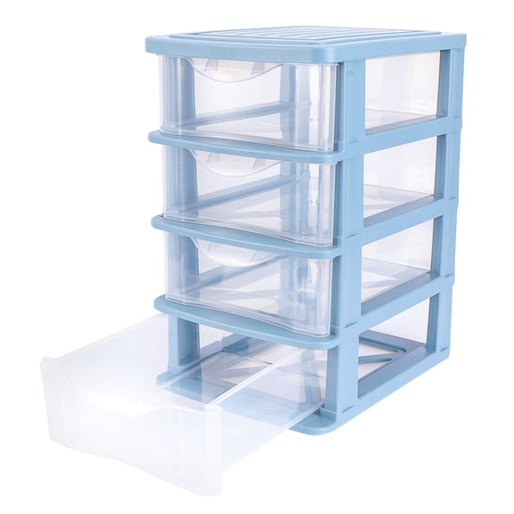 Shelf Storage Box Desktop Drawer Unit Drawers Mini Thousand Shoe Boxes Office Blue