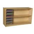 thumbnail image 1 of Wood Designs 990331CT Shelf Storage with Translucent Trays, 1 of 1