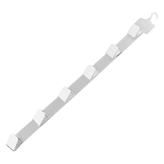 Shelf Strip Clip Display Hanger Organizer with Six Lightweight Clips for Snack Bags Retail Store Use