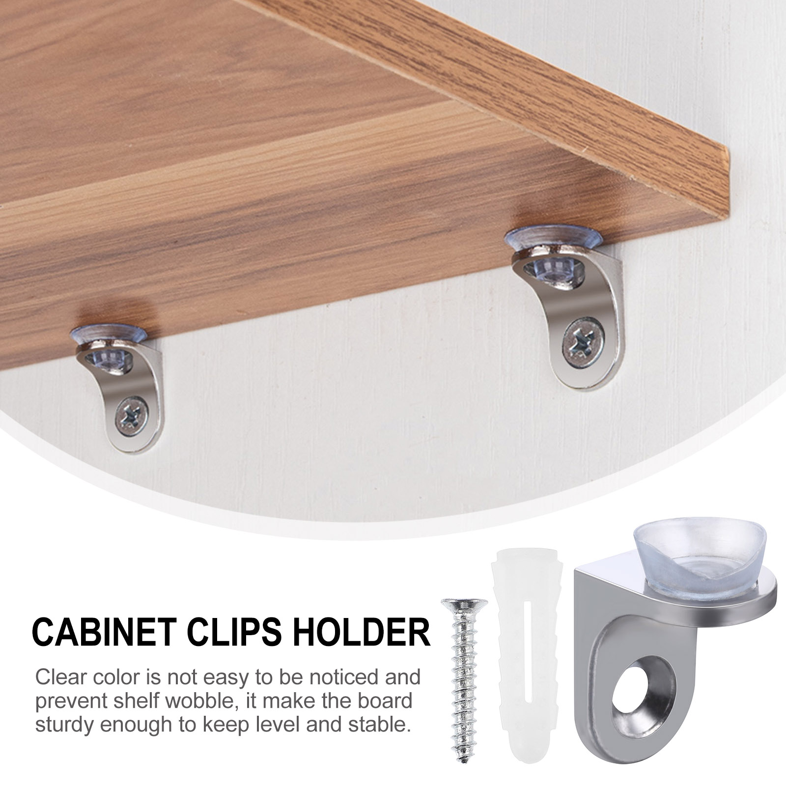 Shelf Support 16 Pcs Shelf Support Clips Holder Bookcase Plate