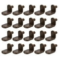 thumbnail image 1 of Shelf Support Pegs, 40 Pack 6mm L-Shaped Shelf Pin with Rubber Sleeve, Copper Tone, 1 of 5