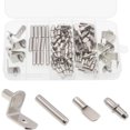 thumbnail image 2 of 50-Pack Shelf Support Pegs, 5mm Pin Hole Size, Silver Alloy Steel For Cabinets 2 of 6