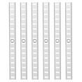 thumbnail image 1 of Shelf Track 72.3 Inch, 20 Pack Adjustable Steel Wall Shelf Pilasters - Heavy Duty Wall Mounted Shelf Rail System for Home Organization, Garage Storage, Closet Shelving, 1 of 7