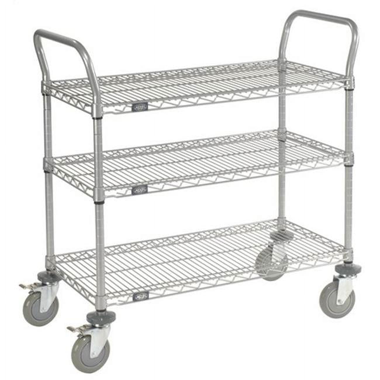 Shelf Utility Cart Chrome