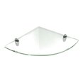 Shelf ' X Glass Shelves, 14" x 14", Clear