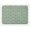 thumbnail image 1 of Shell Bath Mat, Nautical Theme Cartoonish Different Seashells and Starfish Pattern, Plush Bathroom Decor Mat with Non Slip Backing, 29.5" X 17.5", Multicolor, by Ambesonne, 1 of 2