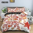 thumbnail image 1 of Shell Bedding Set Coral Polyester Color Shell Comforter Cover Quilt Cover King Size Bedding Set for, 1 of 5