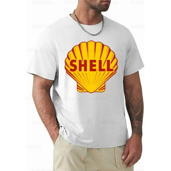 Shell Classic Gas Station Retro Service Station Vintage Oil Logo Unisex T-Shirt, for men & women, up to size 5XL