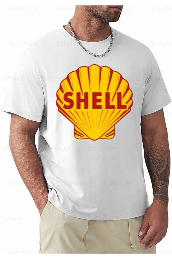 Shell Classic Gas Station Retro Service Station Vintage Oil Logo Unisex T-Shirt, for men & women, up to size 5XL