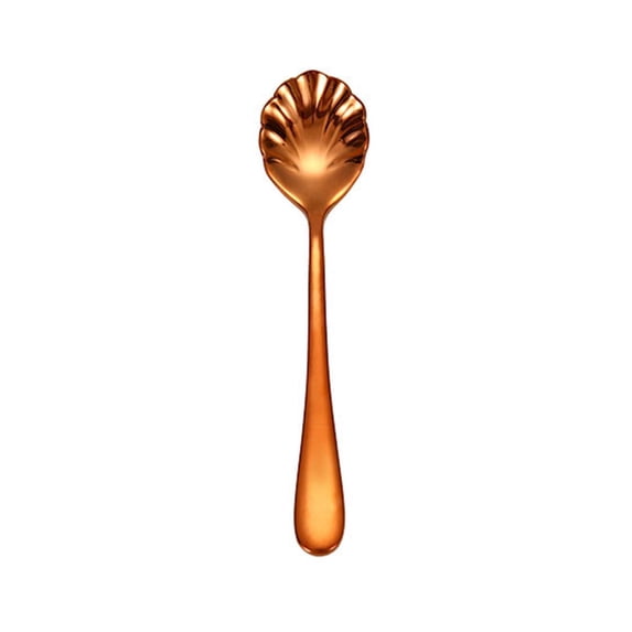 Shell Coffee/Tea Spoons 1 Pcs, Stainless Steel Small Spoons for Dinner, Dessert, Elegant Stirring Spoons for Sugar & Jam, Coffee Bar Accessories, Gift Idea