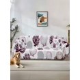 thumbnail image 1 of Shell Coral Coastal Couch Cover, Nautical Summer Beach Ocean Sea Sofa Cover Blanket for Loveseat Couches, Sectional Sofa Slipcover Furniture Protector for Living Room Bedroom 71''x118'', 1 of 9