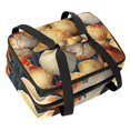 thumbnail image 1 of Shell Double Layered Insulated Refrigerated Lunch Bag with Large Capacity and Hand Carry, 7.1x11.4x16.1 inches, Two Compartments for Double the Convenience, 1 of 6
