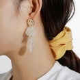 thumbnail image 1 of Shell Earrings For Women, Cluster Of R Nd Shell Op Dangle Earrings Summer Beach Jewelry[Z1015], 1 of 2