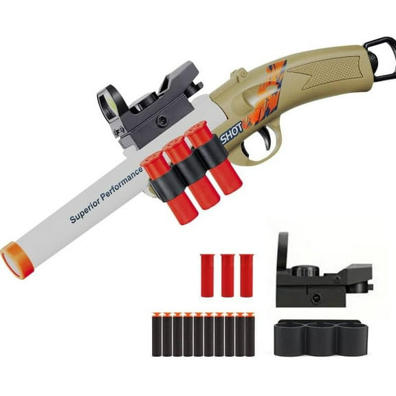 Shell Ejecting Foam Blaster – Manual Loading, Soft Dart Blaster with Shell Ejection for 14+ Years Old