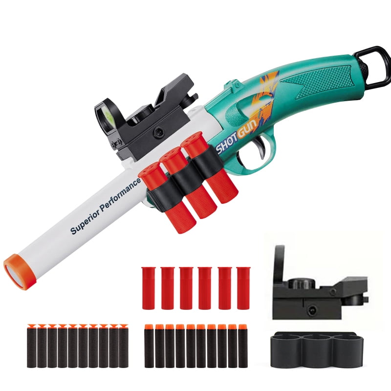 Shell Ejecting Toy Foam Blaster Soft Bullet Toy Gun – Pull Loading, Soft Dart Blaster with Open-Chamber Ejection for 14+ Years Old