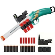 Shell Ejecting Toy Foam Blaster Soft Bullet Toy Gun – Pull Loading, Soft Dart Blaster with Open-Chamber Ejection for 14+ Years Old