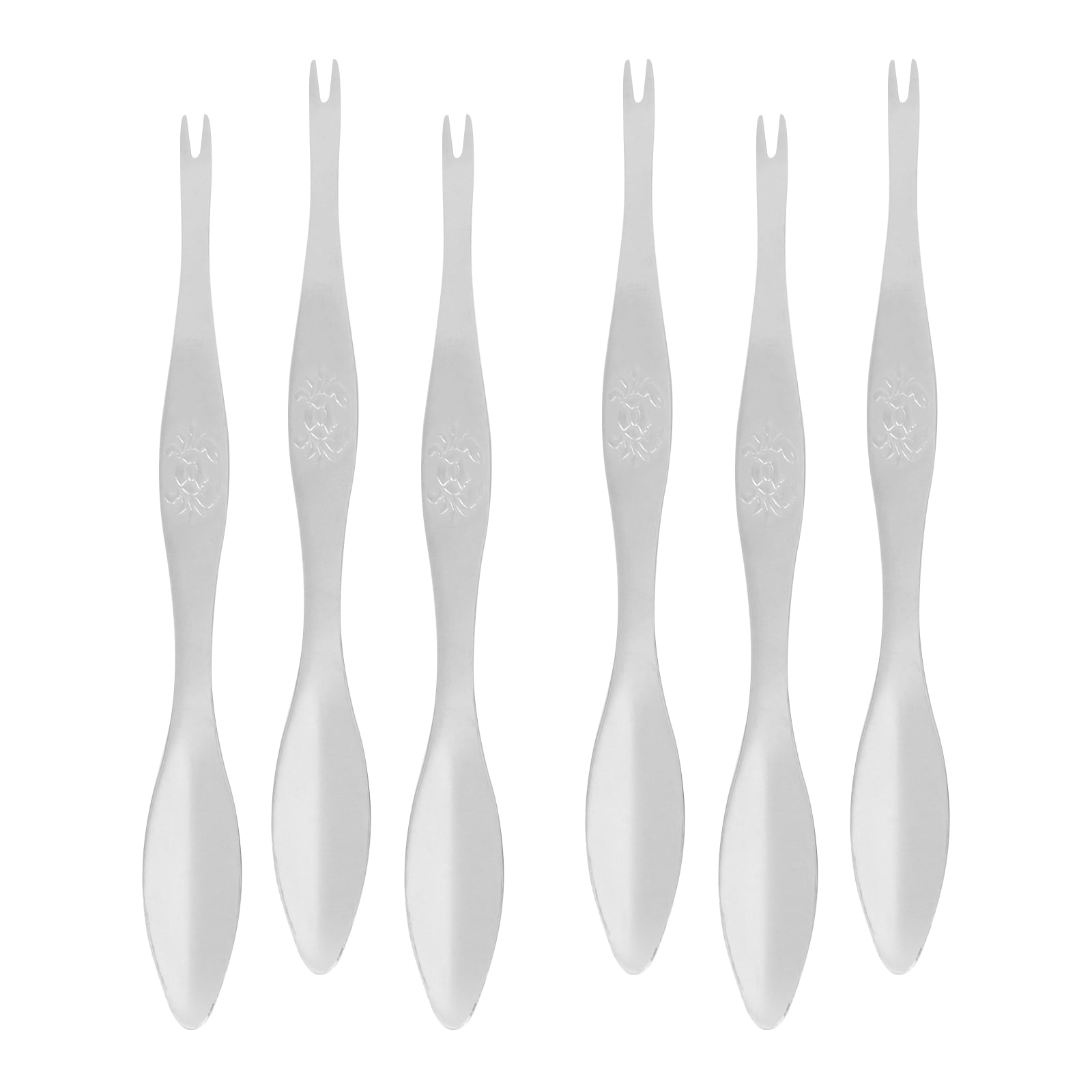 Shell Fish Pick Nut 6 Pcs Double Head Fork Forks Shellfish Tools ...