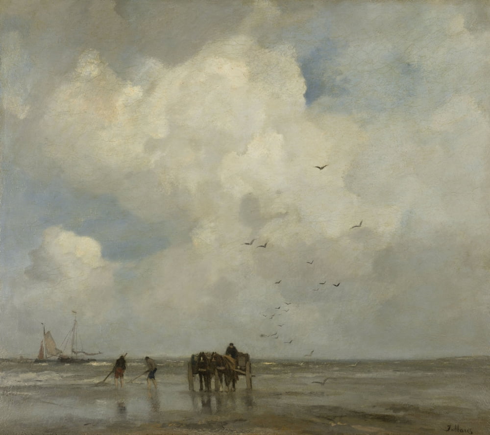 Shell Fishing Canvas Art - (24 x 18)
