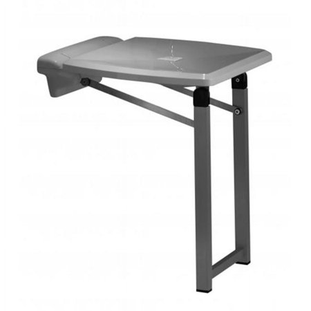 Shell Folding Seat with ABS Top & Supporting Legs, White