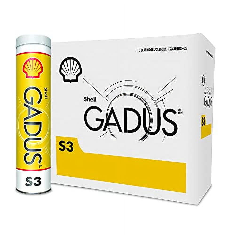 Shell Gadus S3 V220C 2 High-Temperature and Extreme-Pressure Multipurpose Grease, 0.4kg - Pack of 10
