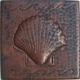 thumbnail image 1 of Shell Hammered Copper Tile, 1 of 2