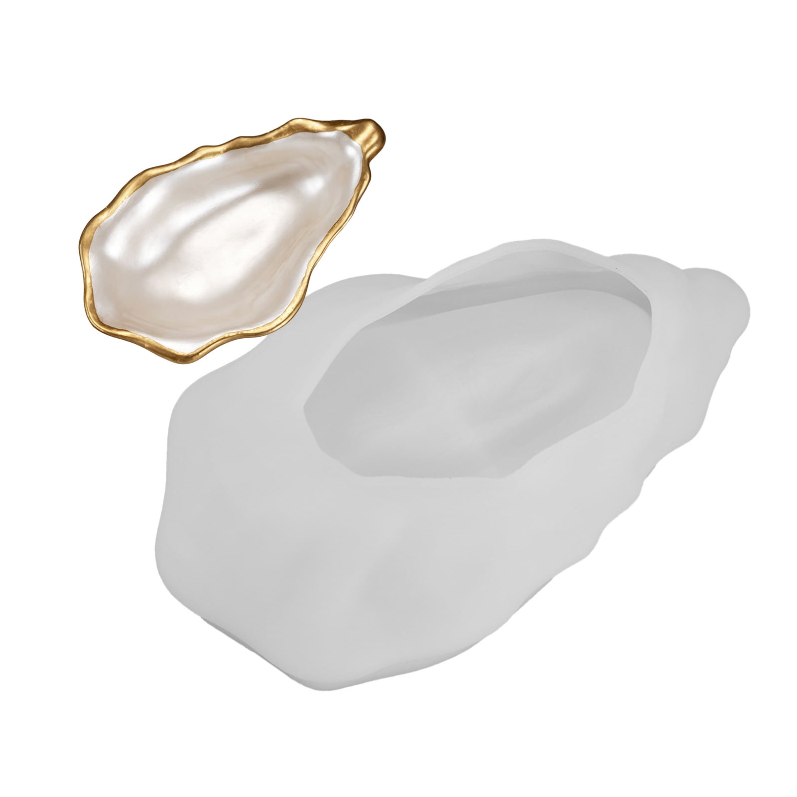 Shell Inspired Decorative Casting Mold for Silicone Resin Trays, Bowl ...