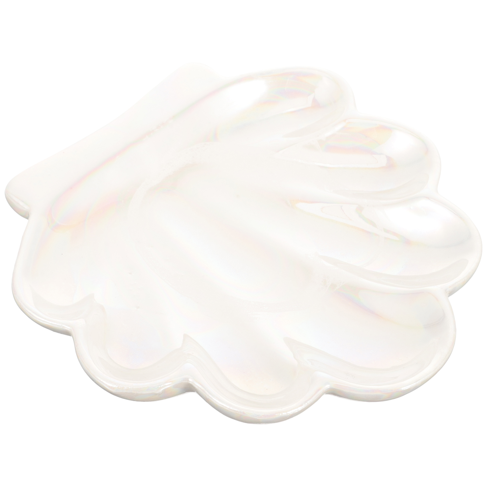 Shell Jewelry Plate Vintage Decorative Tray Key Storage Dish Chain