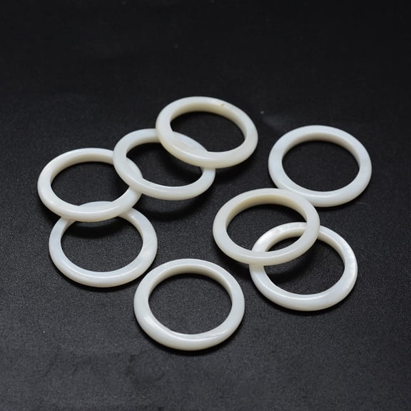 Shell Linking Ring Ring 22~22.5x2~3mm Hole: 16~17mm