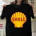 thumbnail image 1 of Shell Logo Funny Retro Vintage Gas Station Oil Company Graphic G359 Unisex T-Shirt, Up to Size 5XL, 1 of 2