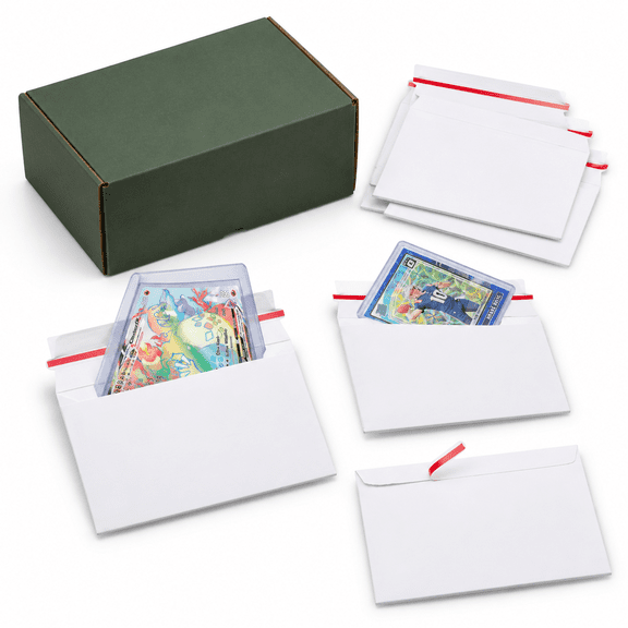 Shell Mailer Trading Card Envelopes For Shipping Mailers - 500 Pack