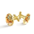 thumbnail image 1 of Shell Men Cufflinks Set for Formal Attire, Made of Stainless Steel, Ideal for Business Meetings and Weddings, 1 of 1