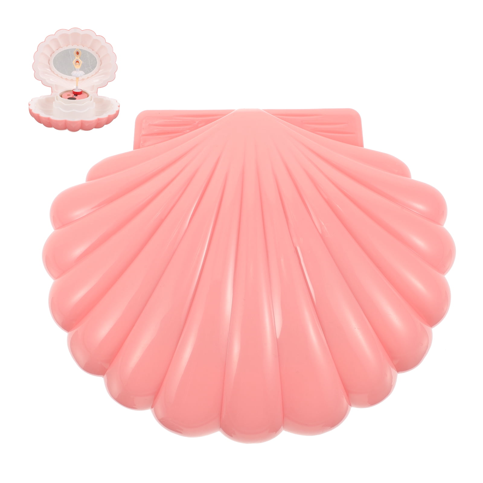 Shell Music Box Shaped Decor Decorations Plastic Bedromroom Boxes for