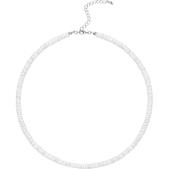Shell Necklace, Puka Shell Necklace For Men Women Seashell Choker Necklace Smooth Shell Chip Summer Necklace[o3812]
