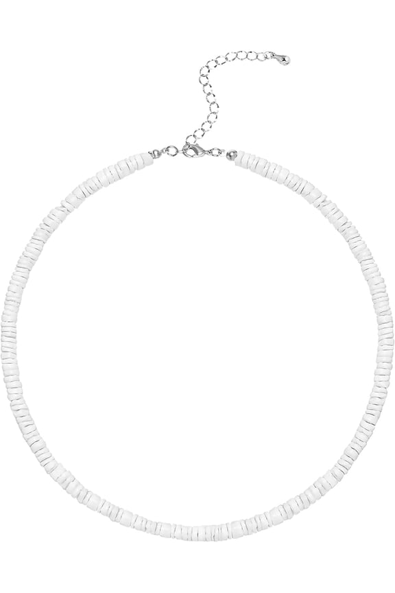 Shell Necklace, Puka Shell Necklace For Men Women Seashell Choker Necklace Smooth Shell Chip Summer Necklace[o3813]