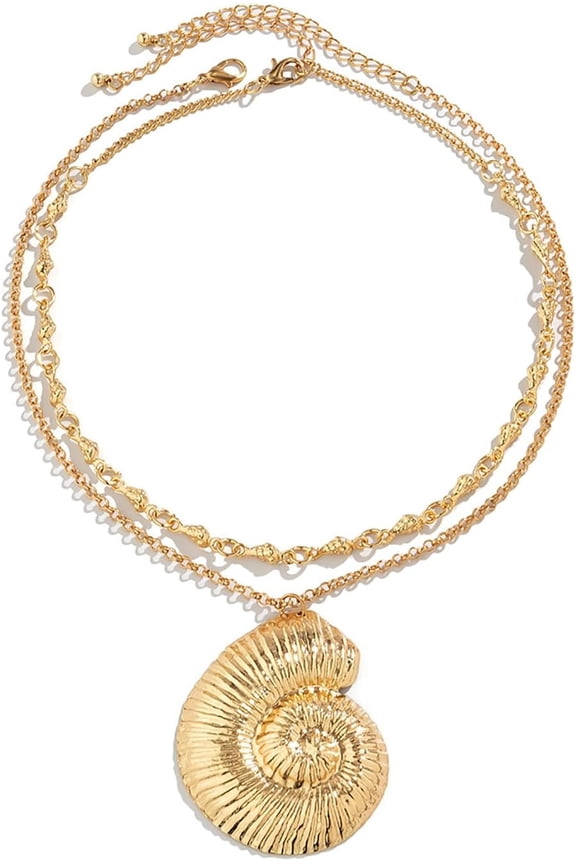 Shell Necklace Seashell Necklace For Women Gold Silver Conch Shell Necklace Summer Ocean Sea Shell Jewelry Dainty Summer Beach Gifts For Women[o7227]