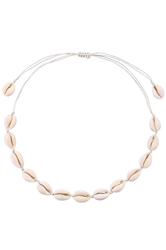 Shell Necklace for Women Seashell Choker Adjustable for Beach Jewelry